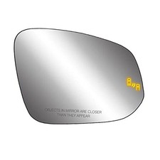 Passenger Side Heated Replacement Glass w/backing plate, w/BSDS for