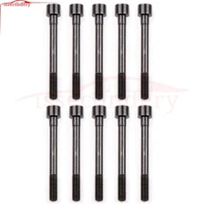 10Pcs Carbon Alloy Steel Head Bolts Set For 2000-2006 Nissan Sentra 1.8L HB3038