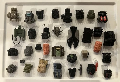 New ListingGI Joe 3.75 25th Retaliation POC ROC Accessories Loose Lot Custom Gear Weapons