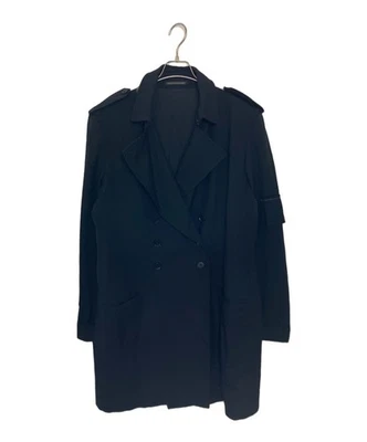 Trench-coat YOHJI YAMAMOTO 08AW / 100e anniversaire HE-J42-901 noir fabriqué ... - Photo 1/4