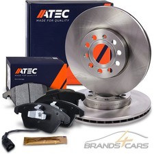 ATEC BREMSSCHEIBEN BELÜFTET Ø288 + BELÄGE VORNE FÜR VW BEETLE JETTA SCIROCCO