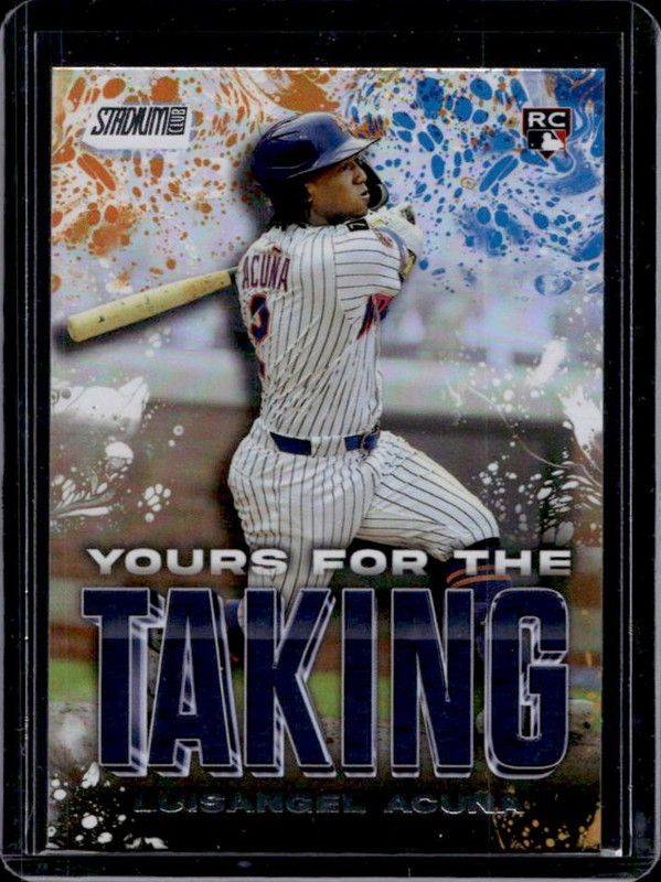 2025 Topps Stadium Club Luisangel Acuna Yours For The Taking RC #YK-8 Mets