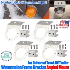 4x 45 Degree Watermelon Light Mount Frame Bracket Angled Mount Billet Clamp Kit