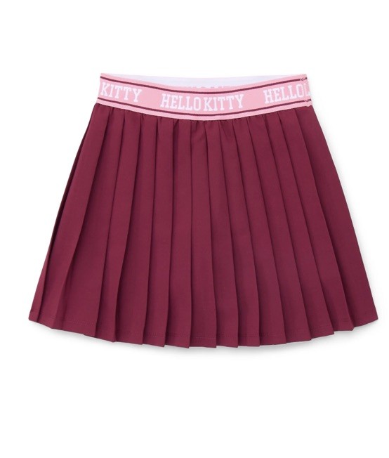 Hello Kitty Girls Cabernet Active Pleated Skort Size Medium (7-8) NWT