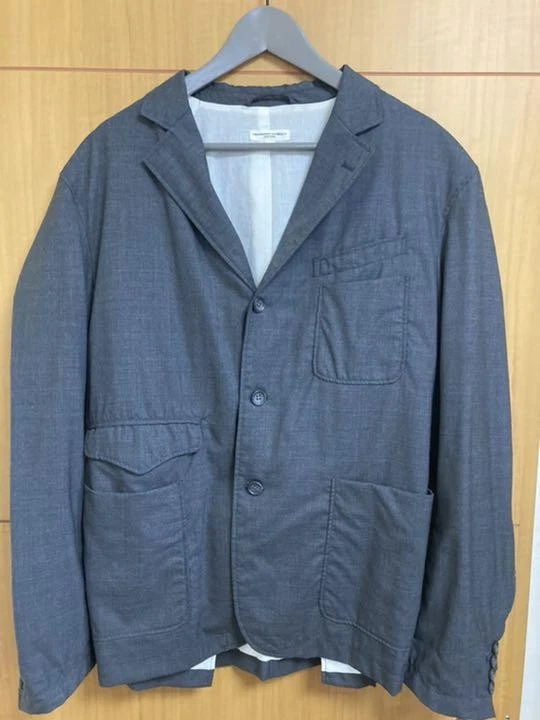 Engineered Garments wool 3B Jacket Gray Size L - Image 2 of 4