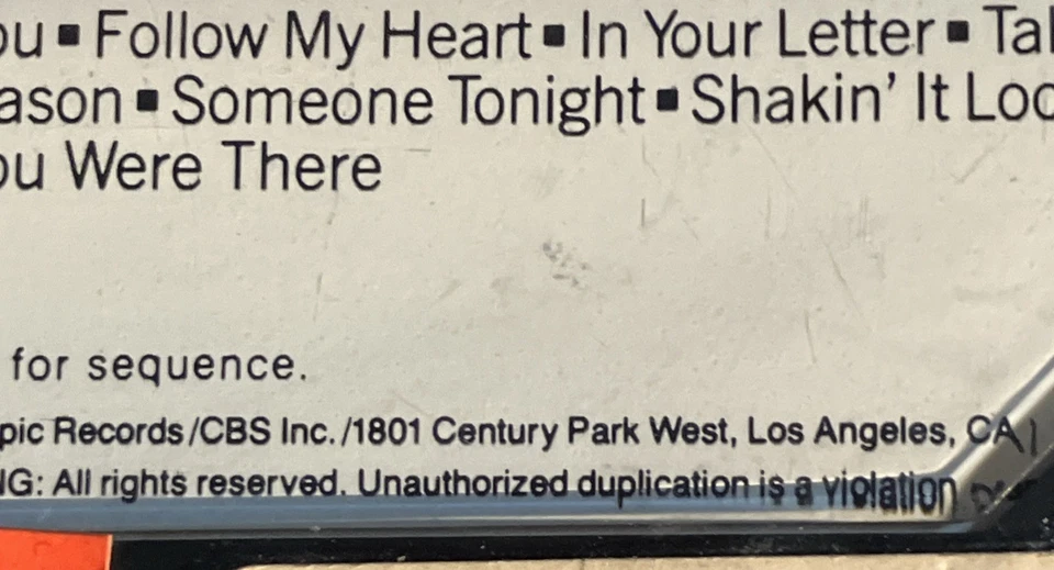 REO speedwagon Hi Infidelity cassette (Sealed) - Image 4 of 4