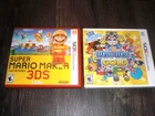 Super Mario Maker + Wario Ware Gold 4 Nintendo 3DS XL 2DS Console Game Lot CIB