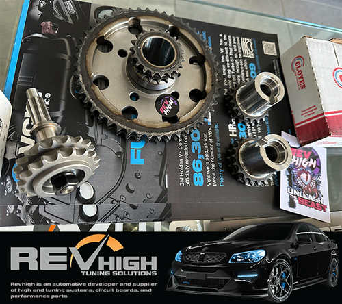 DUPLEX CONVERSION DOUBLE CHAIN KIT for Nissan Navara YD25 2.5L Turbo I4 - Foto 3 di 5