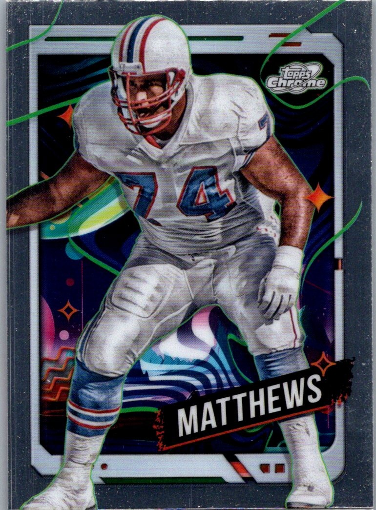 2024 Topps Chrome Cosmic #95 Bruce Matthews