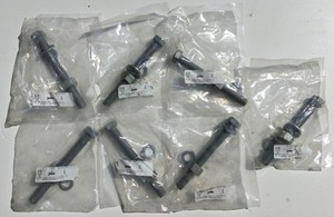 5/8-11 X 6” Galvanized Hex Bolts with Hex Nuts Lock & Round Washers Seven sets