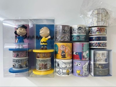 Peanuts Snoopy Masking Tape Set 12pcs Including Hallmark, YOJO, 65th Anniversary