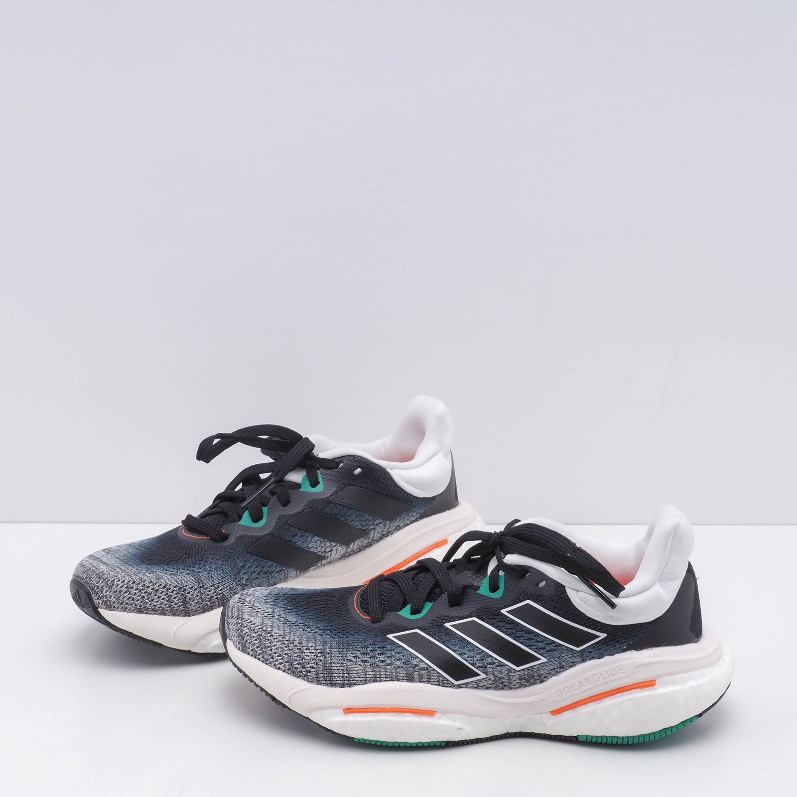 Adidas Solarglide 6 Womens Running Shoes Black Green Size 36