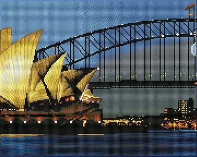 DIAMOND DOTZ - Diamond Painting Sydney bei Nacht | Kit (Bastelset) | 2025