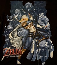 VTG Legend of Zelda Shirt Sheik Ocarina of Time Video Game Promo Ganondorf RARE