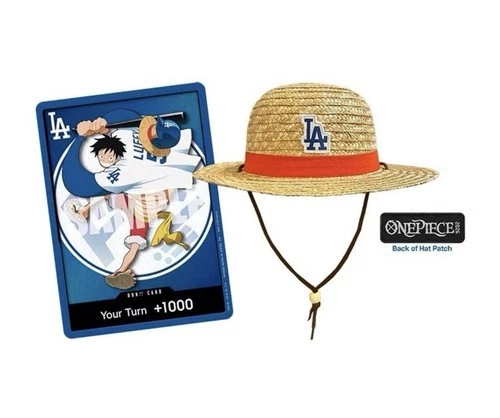 2026 Dodgers x One Piece Night Promo Card Monkey D Luffy SGA Presale Ships 7/3