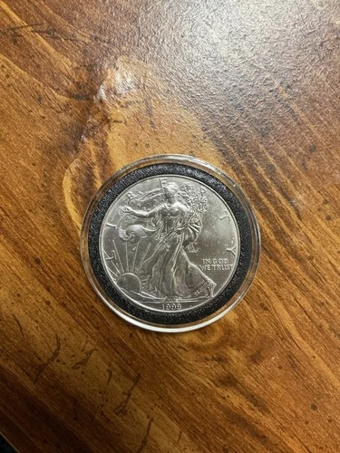 1999 American Silver Eagle 1 Troy Oz. .999 Fine Silver One Dollar Coin