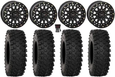 System 3 SB-6 15" Wheels Black (5+2) 33" ATX470 Tires Can-Am Defender