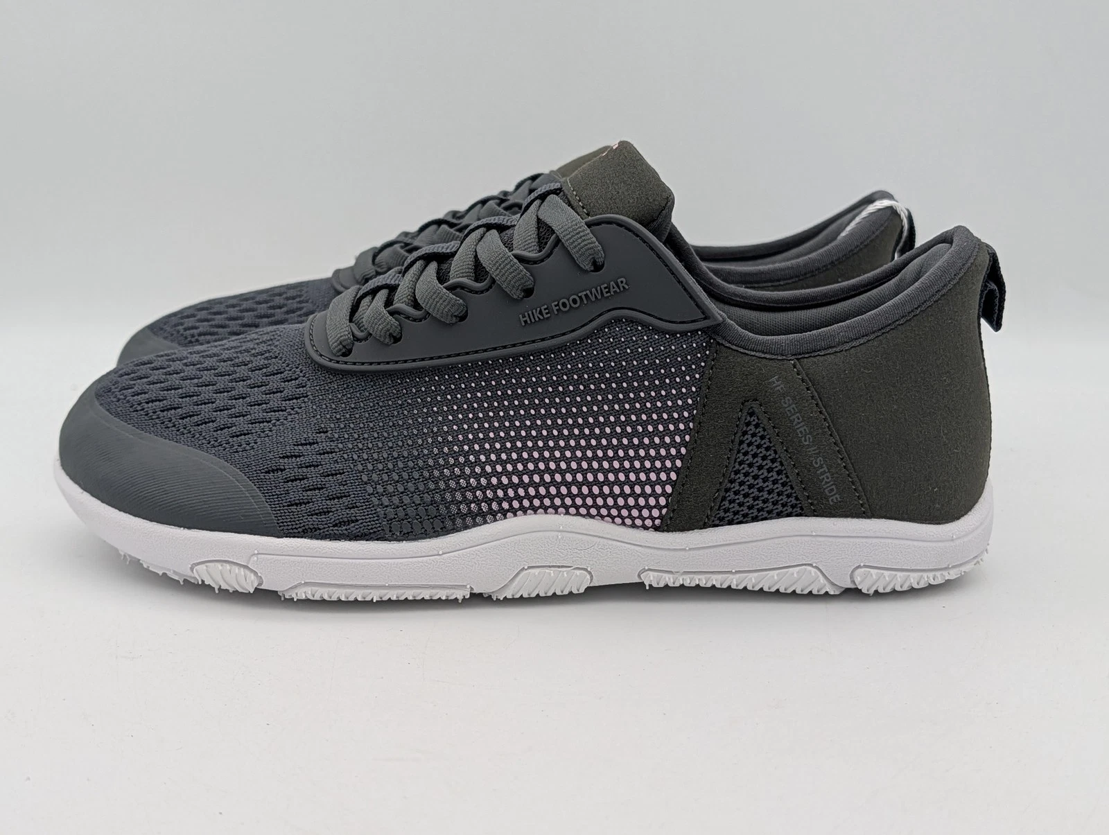 Hike Footwear HF Stride Mens 5 Womens 7 Dark Grey Barefoot Minimalist Sneakers