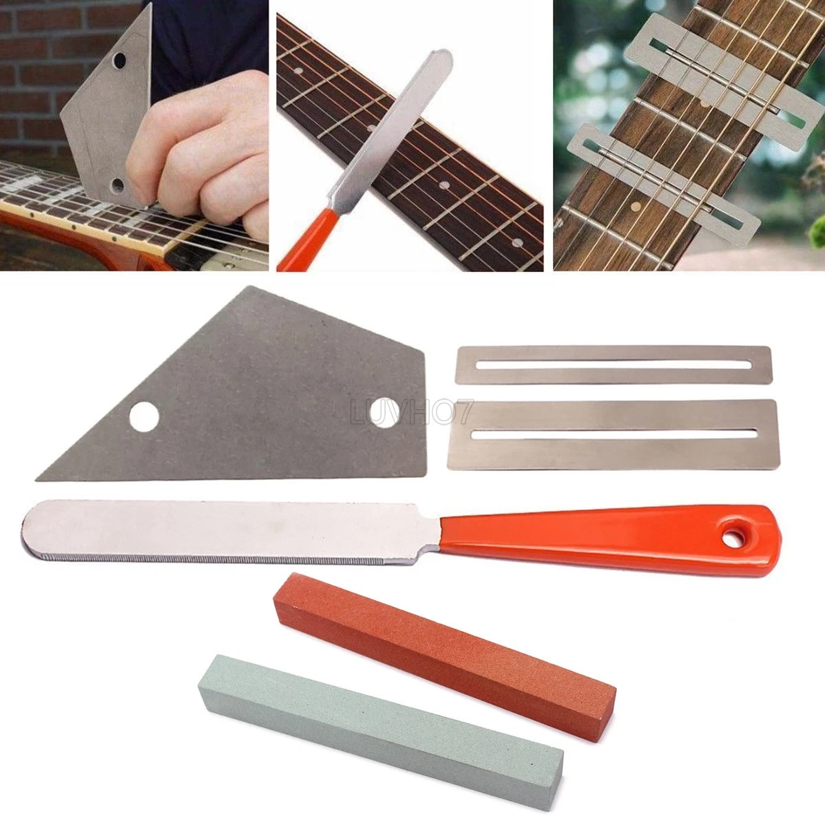 Rvs Fret Rocker, Praktische Gitaar Luthier Tool Leveling Heerser Voor Gitaren Elektrische Bas Muziekinstrument Accessoires 787584458