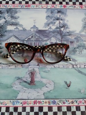 MacKenzie-Childs Leno Readers With Courtly Check 