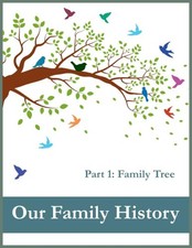 Our Family History. Part 1: Family Tree: 127 ancestor data sheets, genealogical