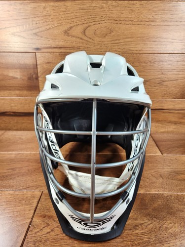 Cascade-S White Lacrosse Helmet w/ Chin Strap - Picture 4 of 14