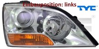 TYC 20-12524-15-2 Hauptscheinwerfer Links Scheinwerfer Frontscheinwerfer
