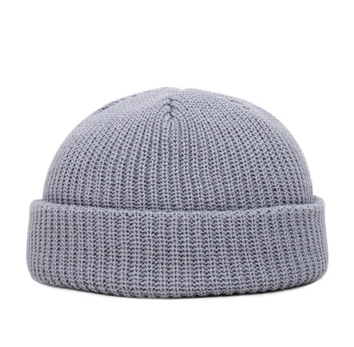 Cuff Beanie Knit Hat Cap Slouchy Skull Ski Men Women Plain Winter Warm Hats - Picture 21 of 22