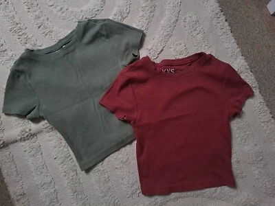 2 T-Shirts Shirts XXS Mädchen Damen - Bild 1 von 3