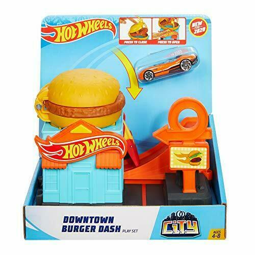 Hot Wheels Downtown Burger Dash Playset - GJK73 for sale