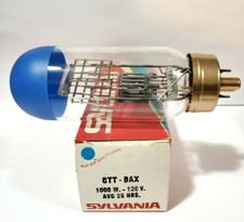 1 NOS Sylvania Blue Top CTT DAX Projector Lamp Bulb 120V 1000 W AVG 25 Hours