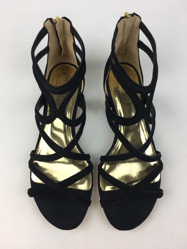 Sandales Gladiator TED BAKER Raria En Daim Noir Taille 39 (US 8) - Neuves Avec Boîte | Femme