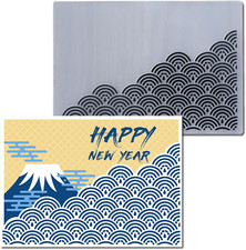 Ocean Waves Background Plastic Embossing Folders for Card Making or Retro Style