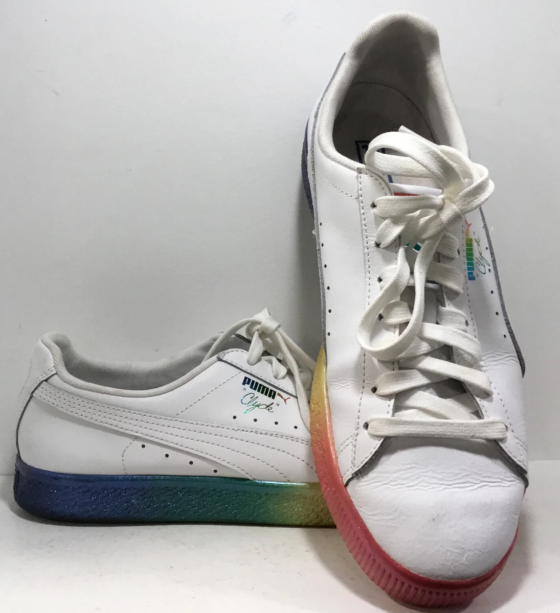 Puma store clyde rainbow