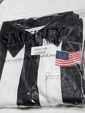 SMITTY | USA110 | 2 1/4" paski | Piłka nożna Długi rękaw Poly Shirt | Flaga USA L