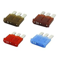 Micro3 / ATL / Micro 3 Automotive Mini Blade Fuse 5 - 15 Amp 32V - 5 or 50 Pack