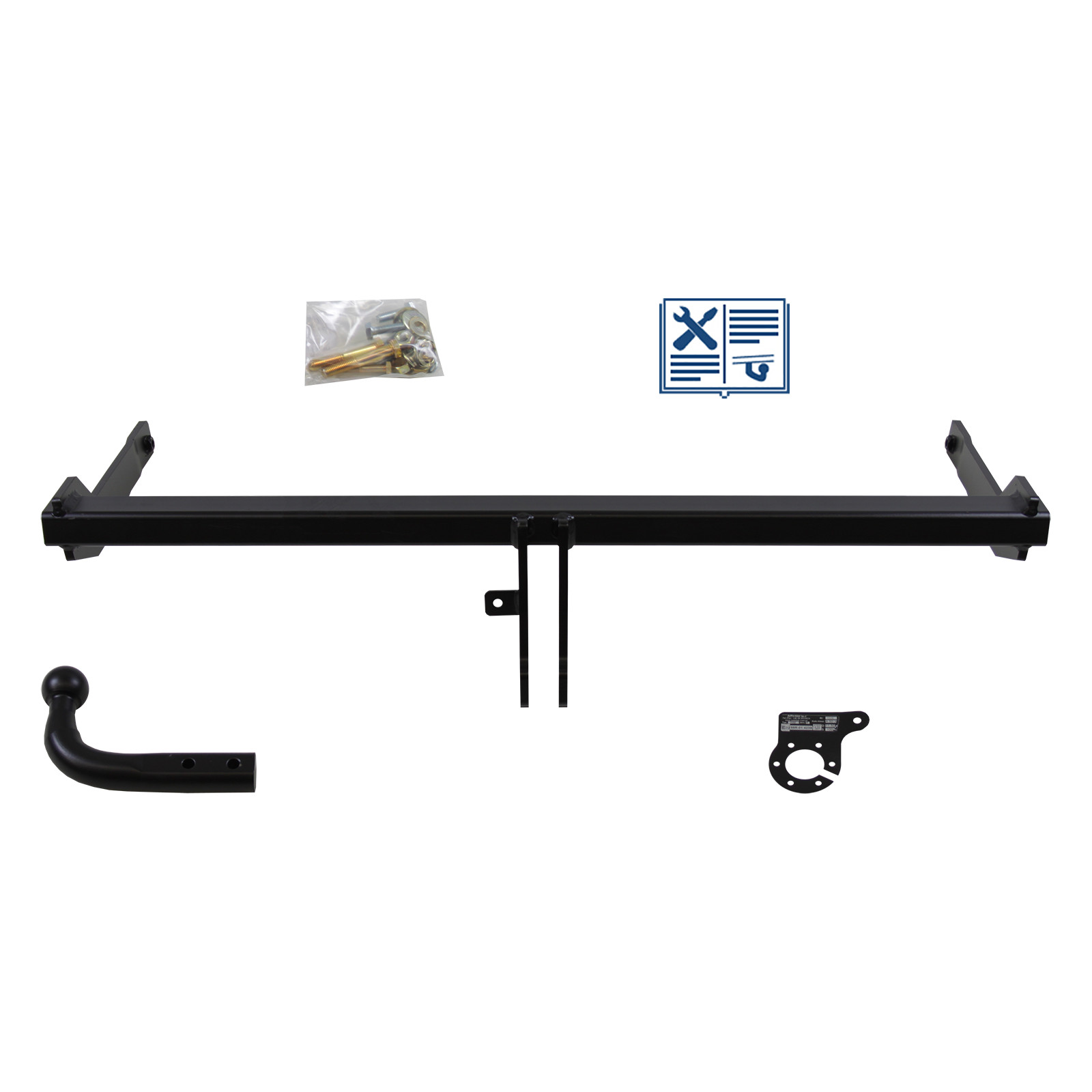 Attelage Passat berline démontable pour installer un porte-vélo plateforme - 2