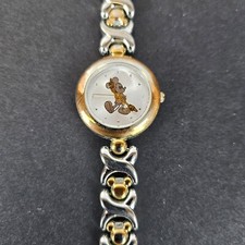 Disney Store Mickey Mouse Watch Two Tone Bracelet W Box