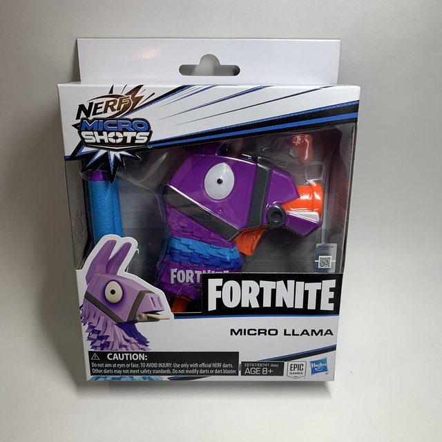 Fortnite Llama Nerf Microshots Dart-Firing Toy Blaster & 2 Official Elite Darts | eBay