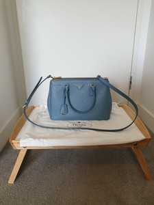 prada bag light blue