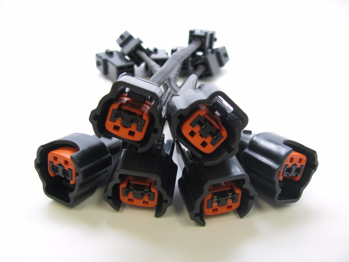 Set of 6 AUS HIGH FLOW 275 cc 26 Lb Fuel Injectors fit