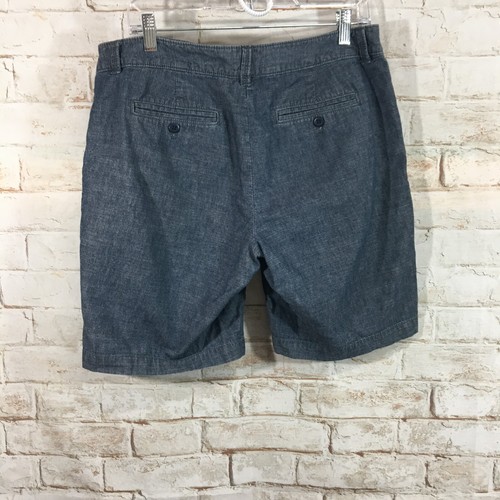Ann Taylor Loft Damenshorts Größe 8 vorne flach blau Freizeit Original Wandern - Bild 2 von 9