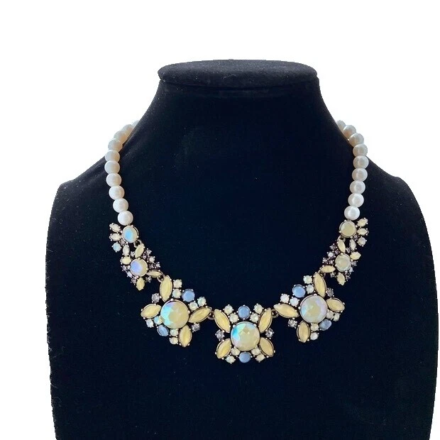 Ann Taylor Pearl Yellow Gold Plated Fashion Jewelry