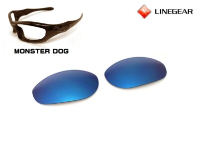 LINEGEAR Lapis Blue - Non Polarized Lens for Oakley Monster Dog