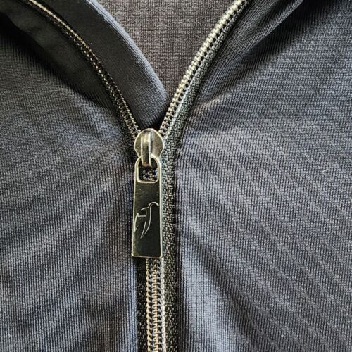 Toni Sailer Pullover Mens US 42 Black White 1/4 Zip Lightweight Stretch Polyamid - Picture 4 of 5