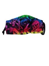 Skull Cotton Face Mask Nose Wire Large