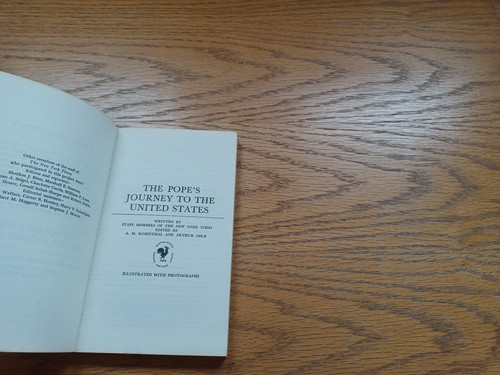 The Popes Journey To The United States By Rosenthal 1965 - Picture 7 of 8