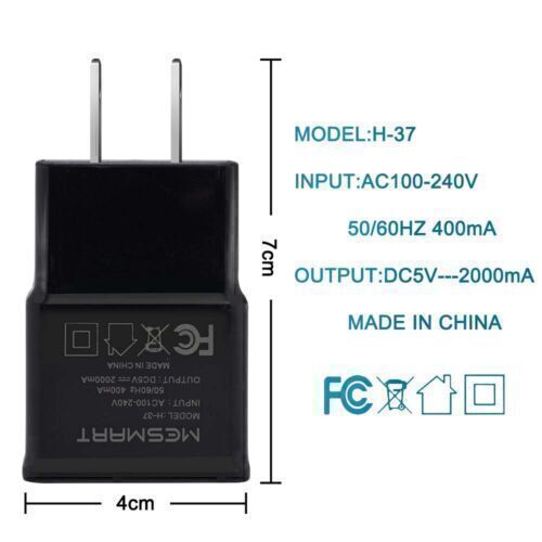 10Pack Wholesale 2A 5V USB Wall Charger Power Adapter Plug Charging Block Bulk - Picture 8 of 20