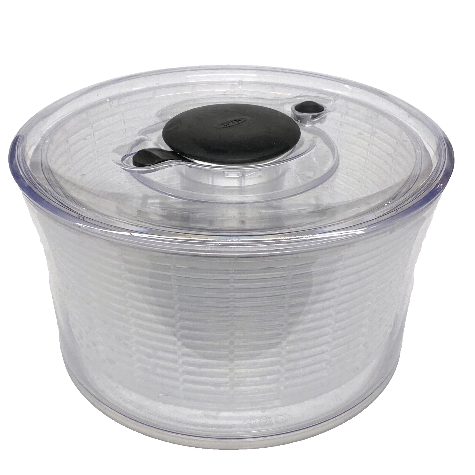 OXO 10.5 Inch Large Salad Spinner - Clear Works Perfectly 32480