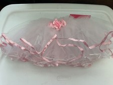 Capezio Trim Pink with White Tulle Muti Layer Tutu-Girls NWT Pink 